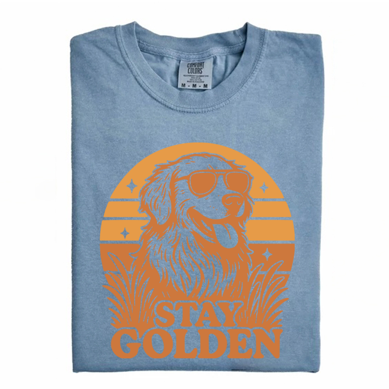 Stay Golden Retro Golden Retriever T-shirt