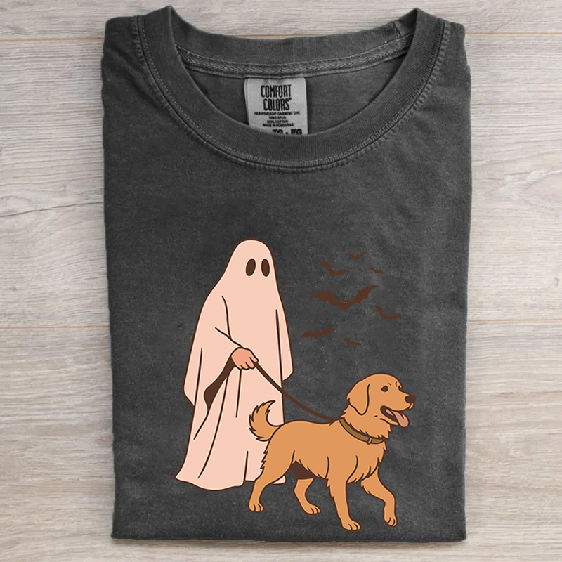 T-shirt Golden Retriever Halloween