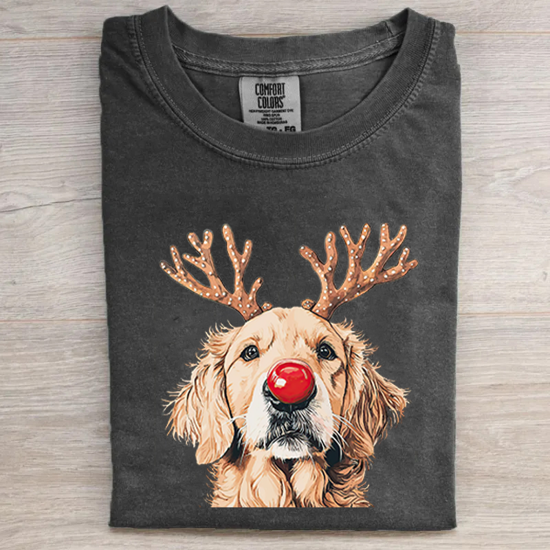 Golden Retriever Christmas T-shirt