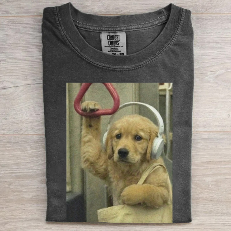 Subway Golden Retriever Meme T-shirt