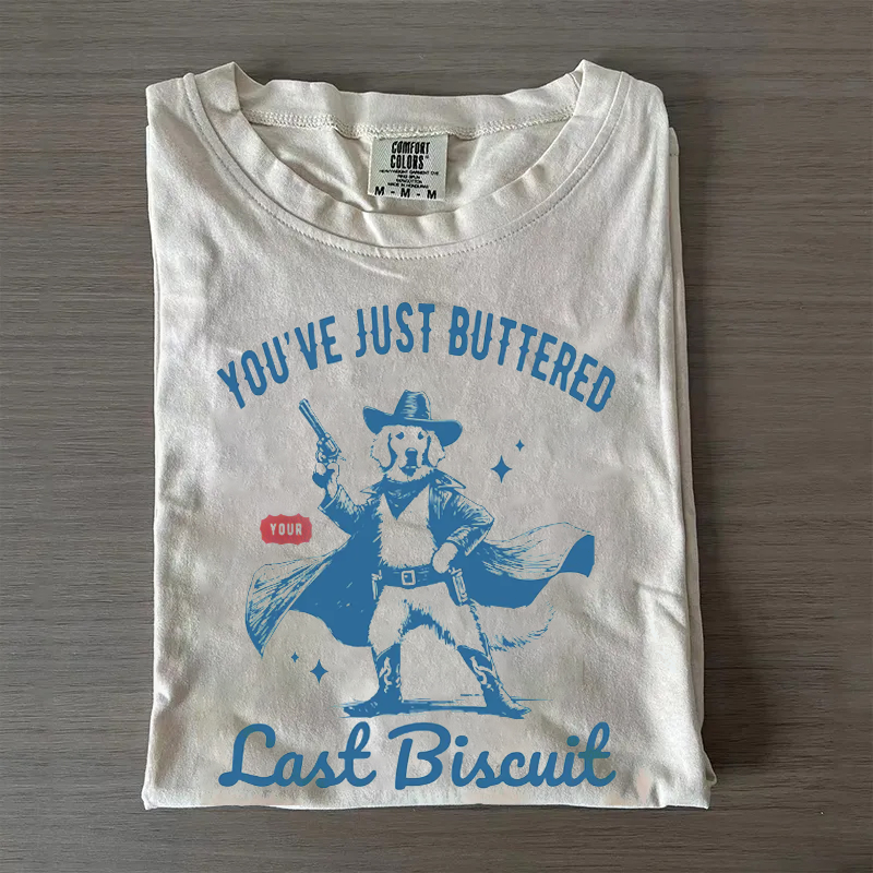 Cowboy Golden Retriever Funny T-shirt