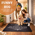 “This Is My Happy Place” Doormat