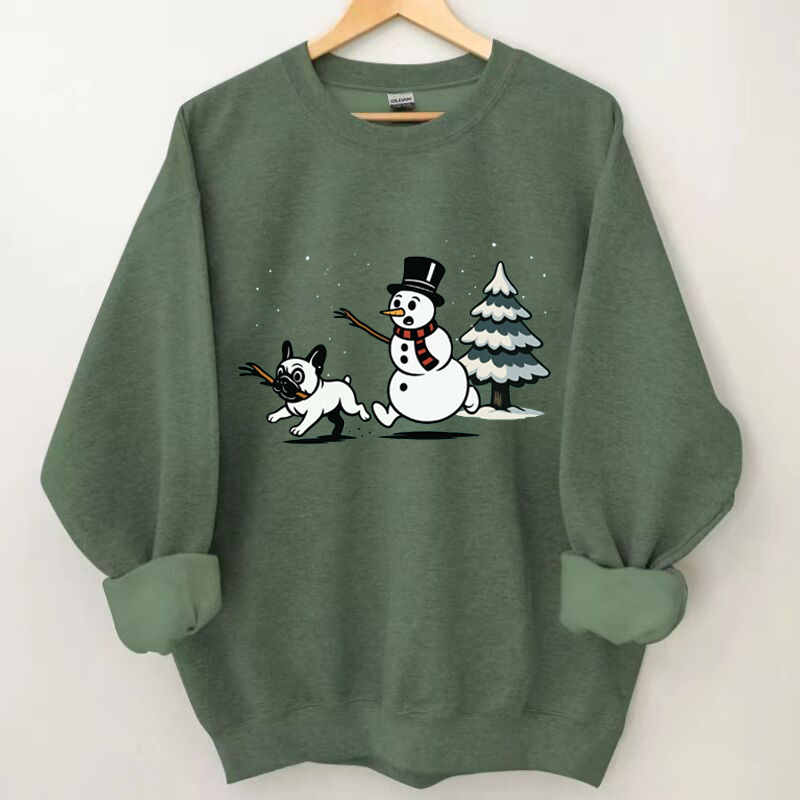 Christmas French Bulldog Sweatshirt