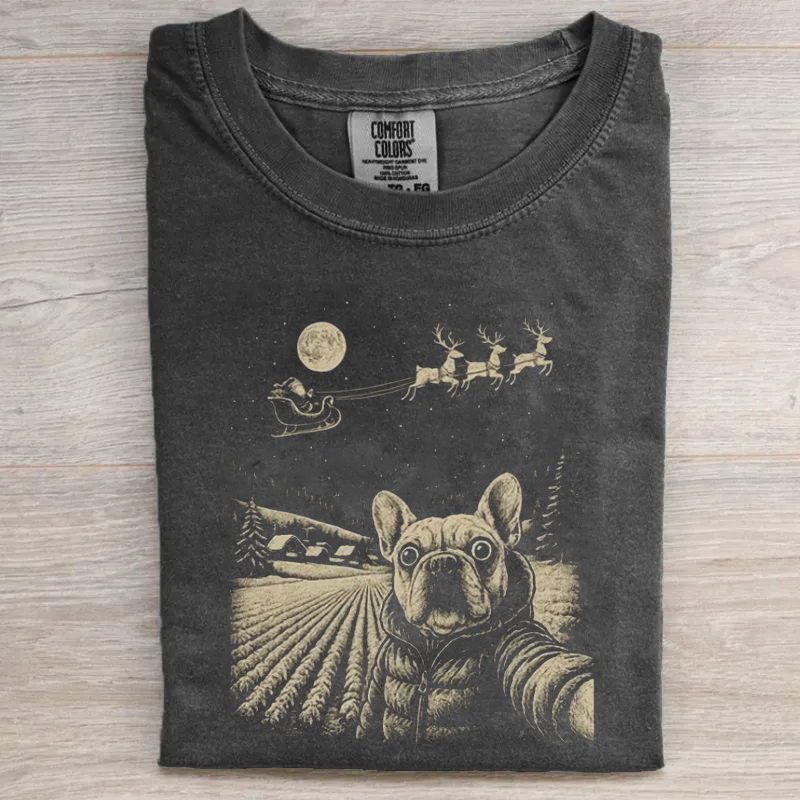 French Bulldog Christmas T-shirt