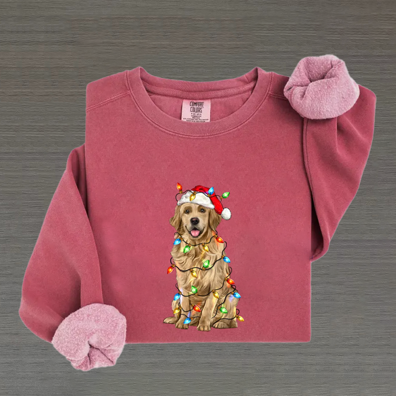 Christmas Golden Retriever Sweatshirt