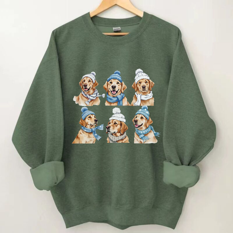 Christmas Golden Retriever Sweatshirt