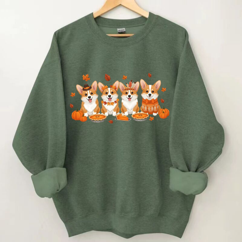 Corgi Thanksgiving Sweatshirt