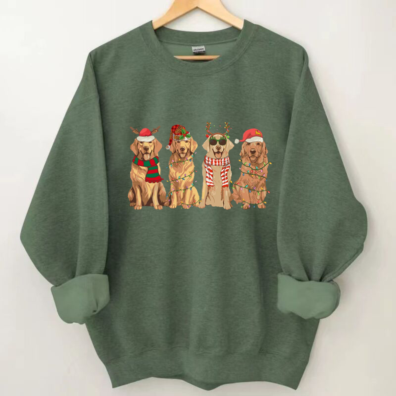 Christmas Golden Retriever Sweatshirt
