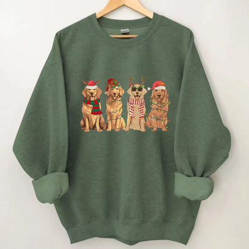 Christmas Golden Retriever Sweatshirt