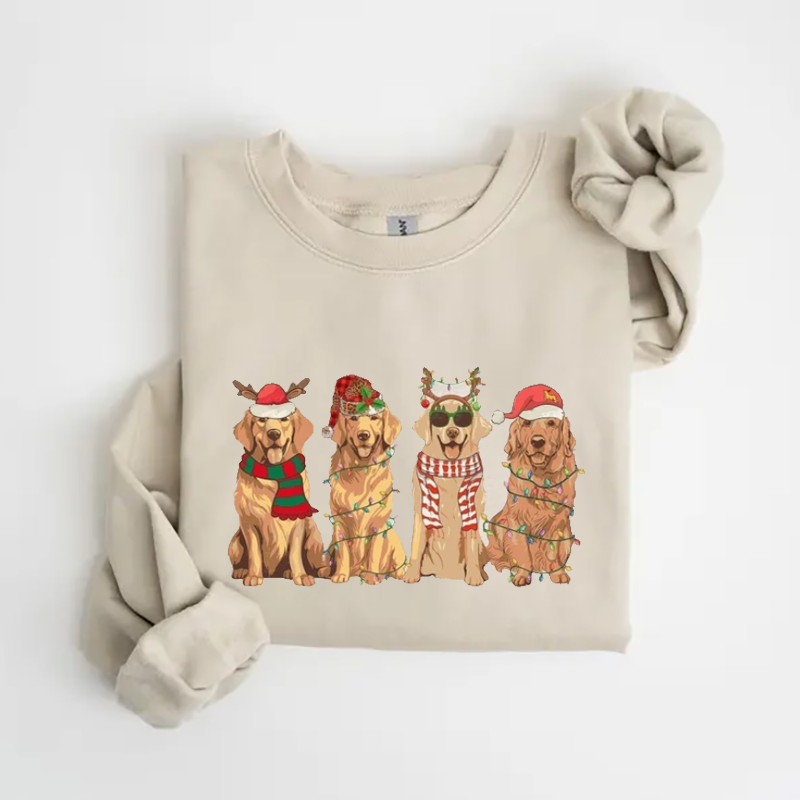 Christmas Golden Retriever Sweatshirt