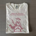 Hold On Partner I'm Overstimulated Golden Retriever T-shirt