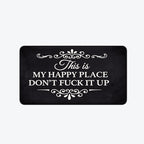 “This Is My Happy Place” Doormat