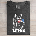Merica German Shepherd T-shirt