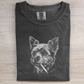 Yorkie Smoking Meme T-shirt