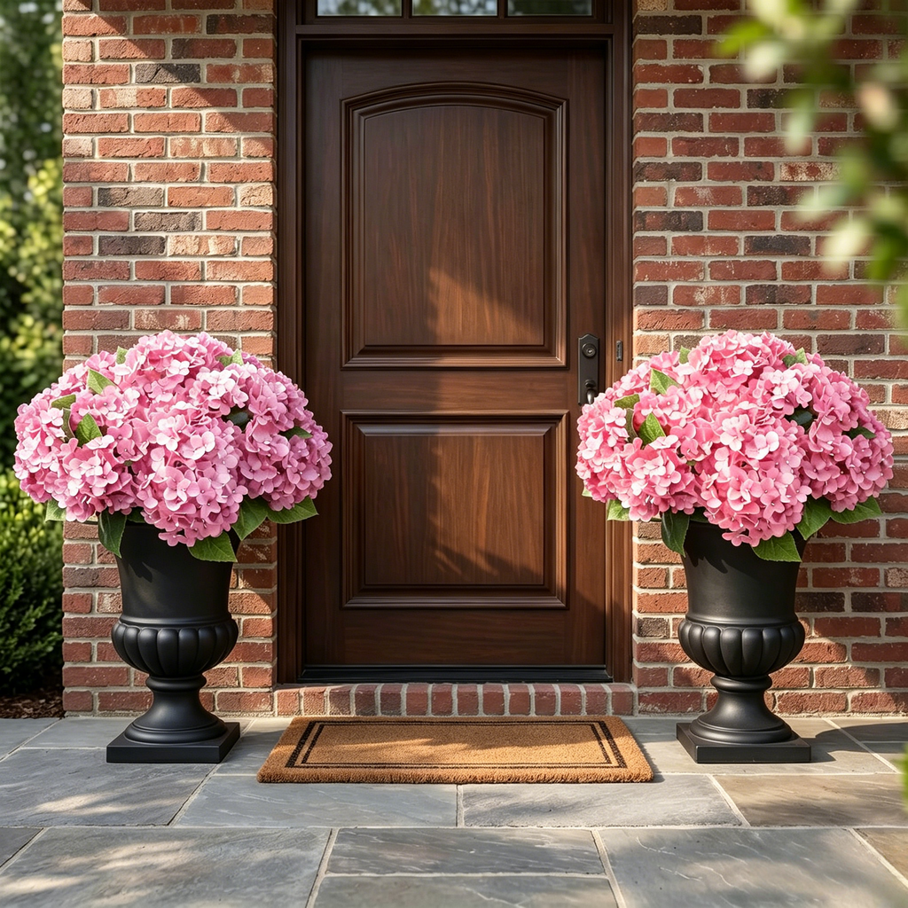 ğŸ”¥Last Day 70% OFFğŸ”¥Artificial Outdoor Hydrangea Flowers - UV resistant, Waterproof, Windproof