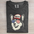 Corgi Patriotic T-shirt