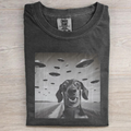 Funny UFO Dachshund Selfie T-shirt/Sweatshirt