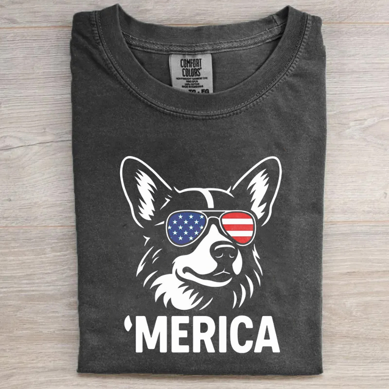 Corgi Merica T-shirt