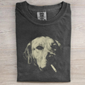 Smoking Golden Retriever T-shirt