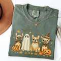 Halloween Pumpkin French Bulldog T-shirt