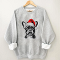 French Bulldog Santa Sweatshirt