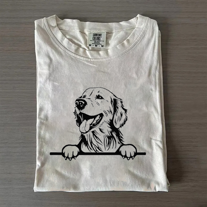 Vintage Funny Golden Retriever T-shirt
