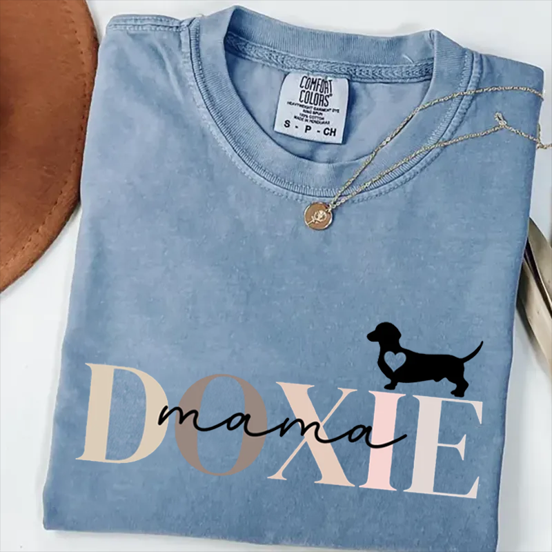 Comfort Colors Dachshund Mom T-shirt