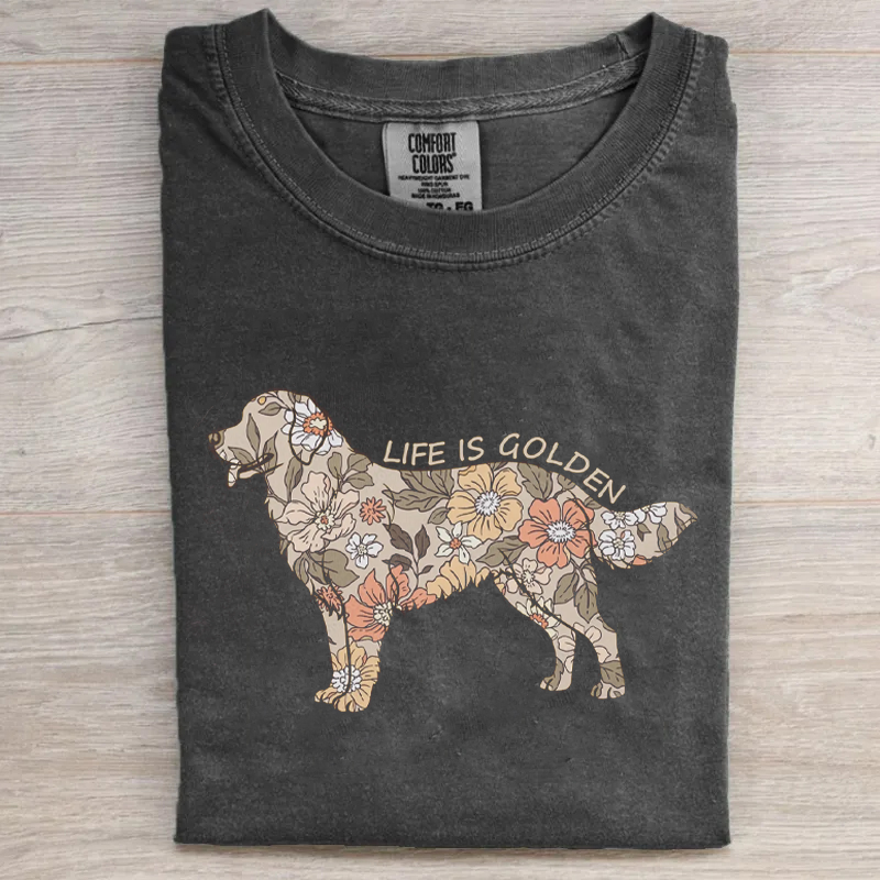 Comfort Colors Golden Retriever T-shirt