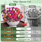 🔥Hot Sale 60% OFF🔥UV Resistant Artificial Petunias Flowers