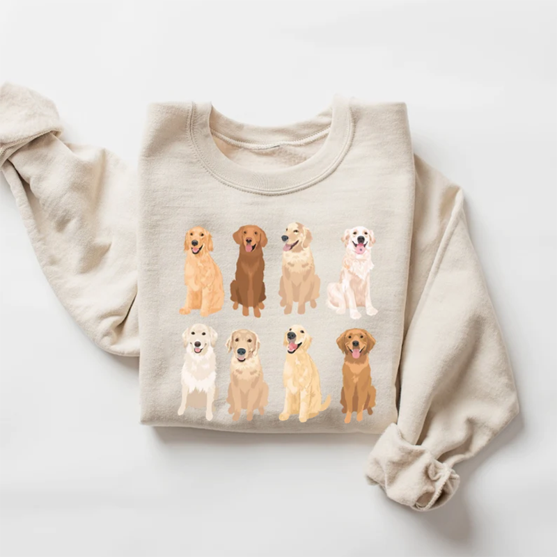 Vintage Golden Retriever Sweatshirt