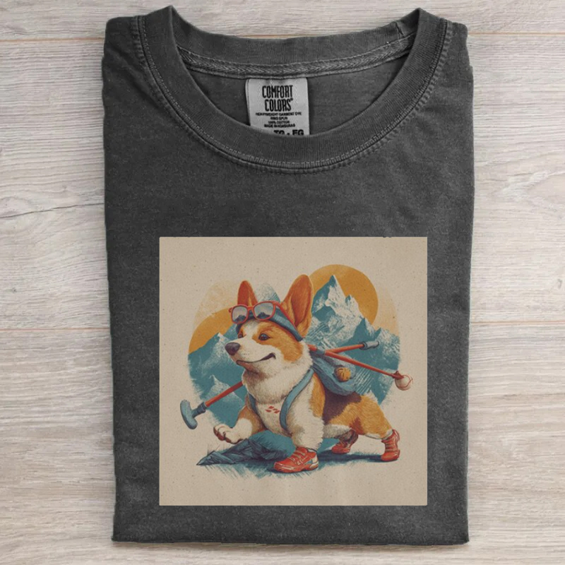 Retro Corgi T-shirt