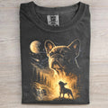 French Bulldog Howling To The Moon T-shirt
