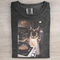 Retro Cooking German Shepherd Meme Graphic T-shirt