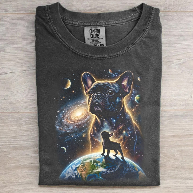French Bulldog Galaxy T-shirt