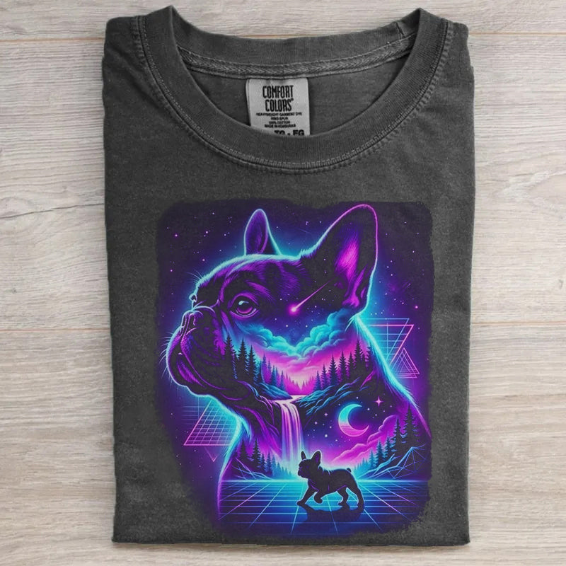 Neon French Bulldog T-shirt