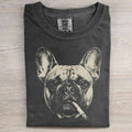 Funny French Bulldog Smoking T-shirt