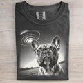 French Bulldog UFO T-shirt