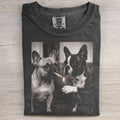 Funny French Bulldog Smoking Cigarette Meme T-shirt