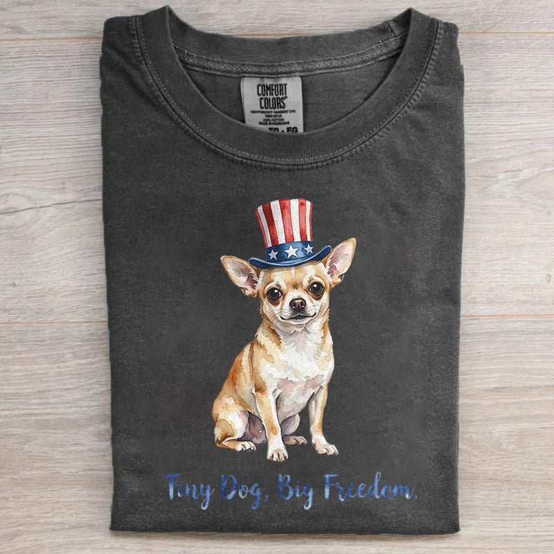 Patriotic Chihuahua T-shirt