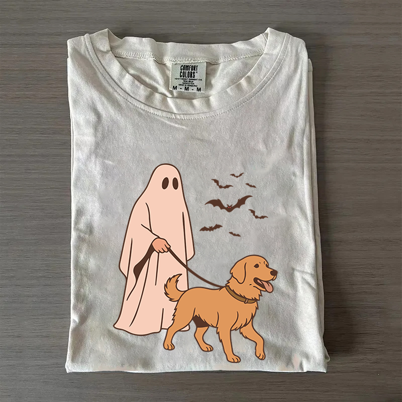 T-shirt Golden Retriever Halloween