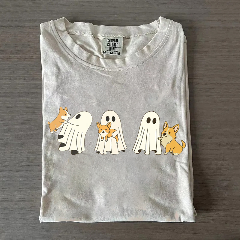 T-shirt Halloween chien Corgi