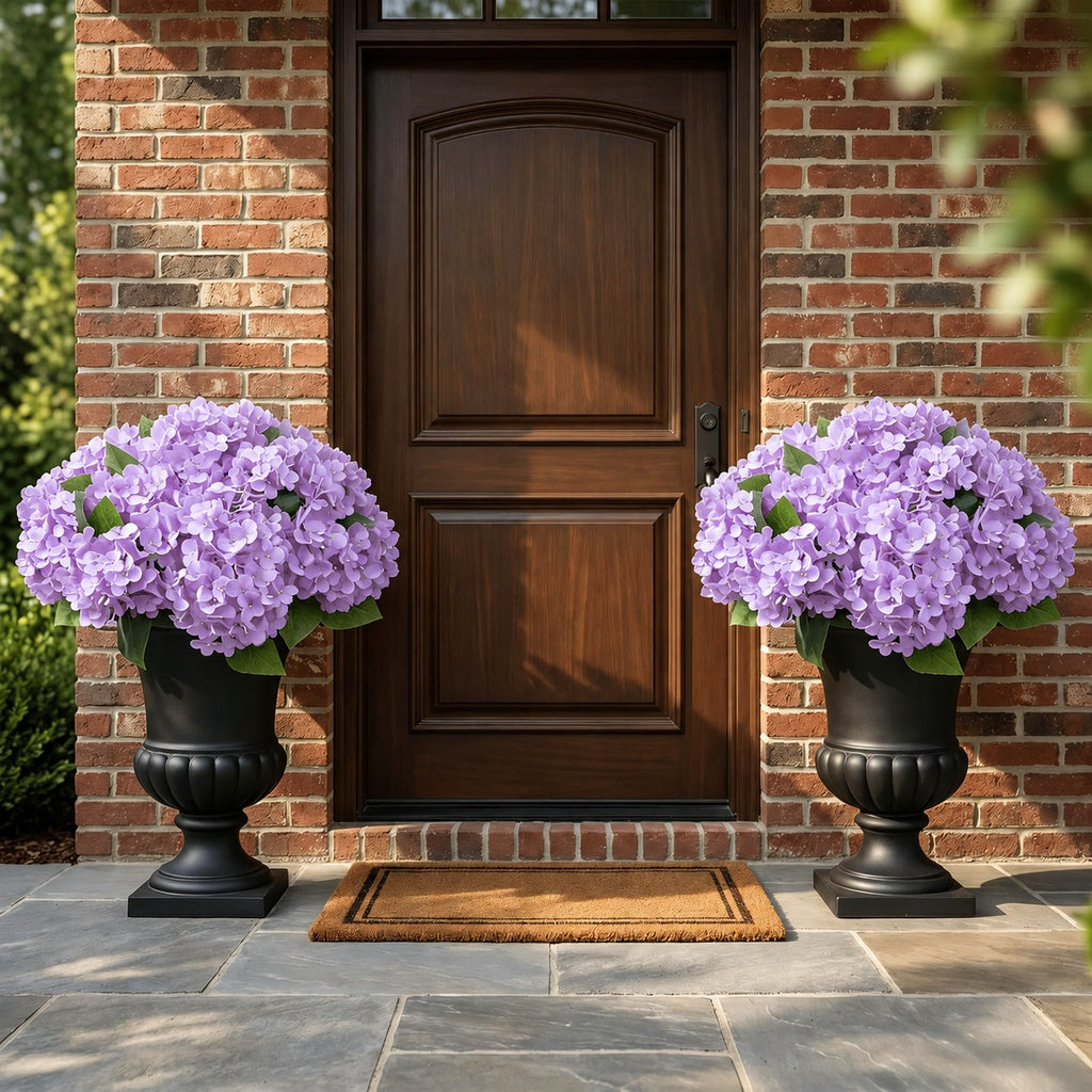 ğŸ”¥Last Day 70% OFFğŸ”¥Artificial Outdoor Hydrangea Flowers - UV resistant, Waterproof, Windproof