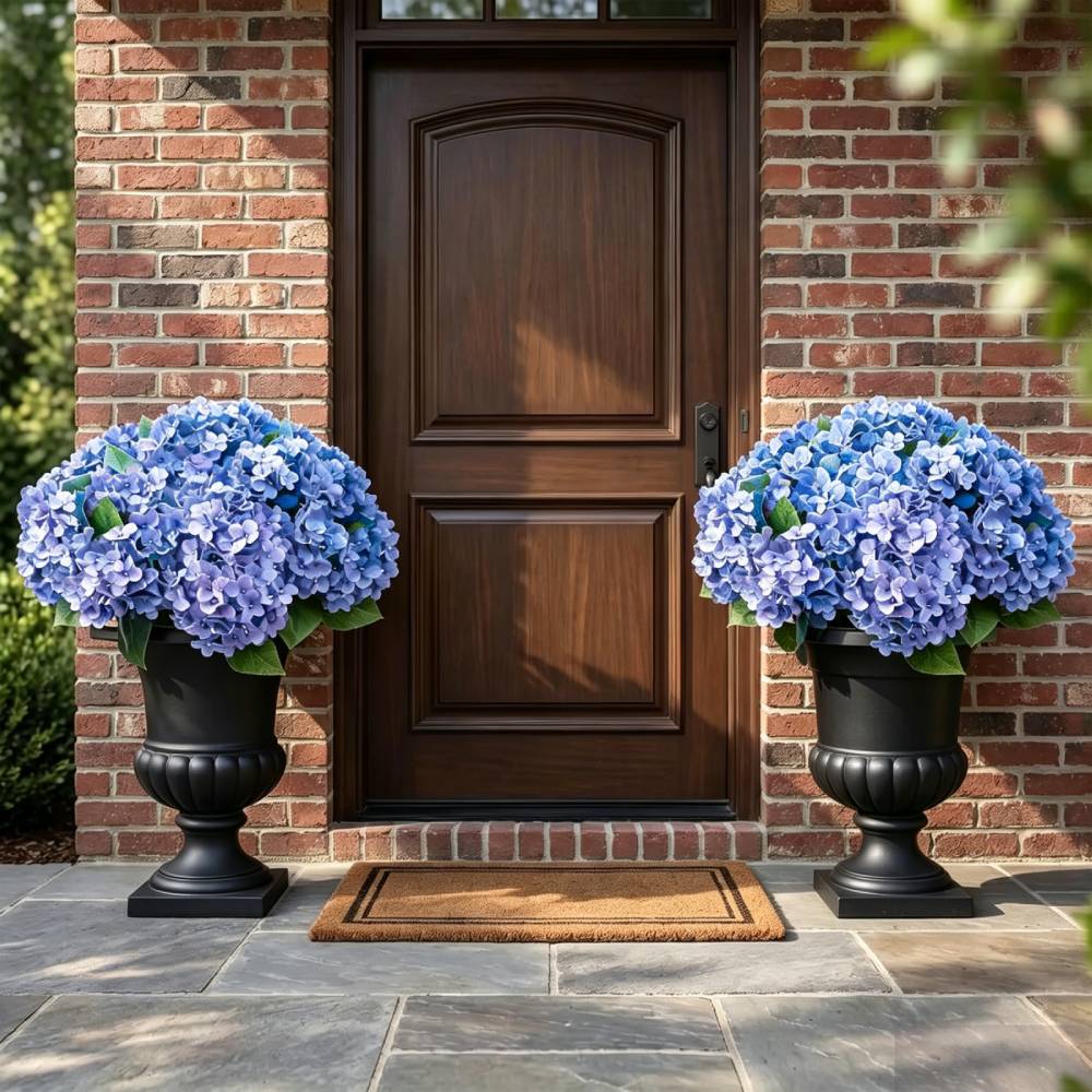 ğŸ”¥Last Day 70% OFFğŸ”¥Artificial Outdoor Hydrangea Flowers - UV resistant, Waterproof, Windproof
