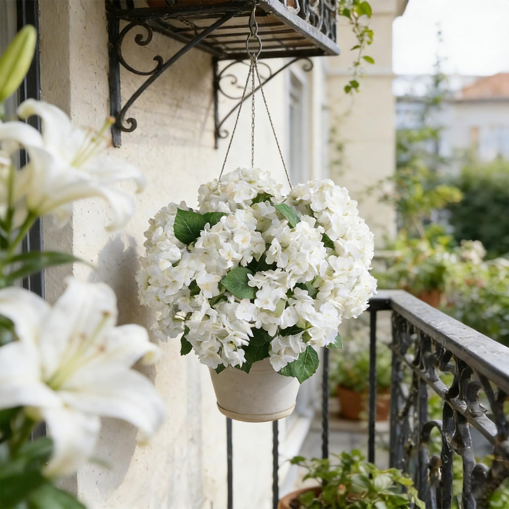 ğŸ”¥Last Day 70% OFFğŸ”¥Artificial Outdoor Hydrangea Flowers - UV resistant, Waterproof, Windproof