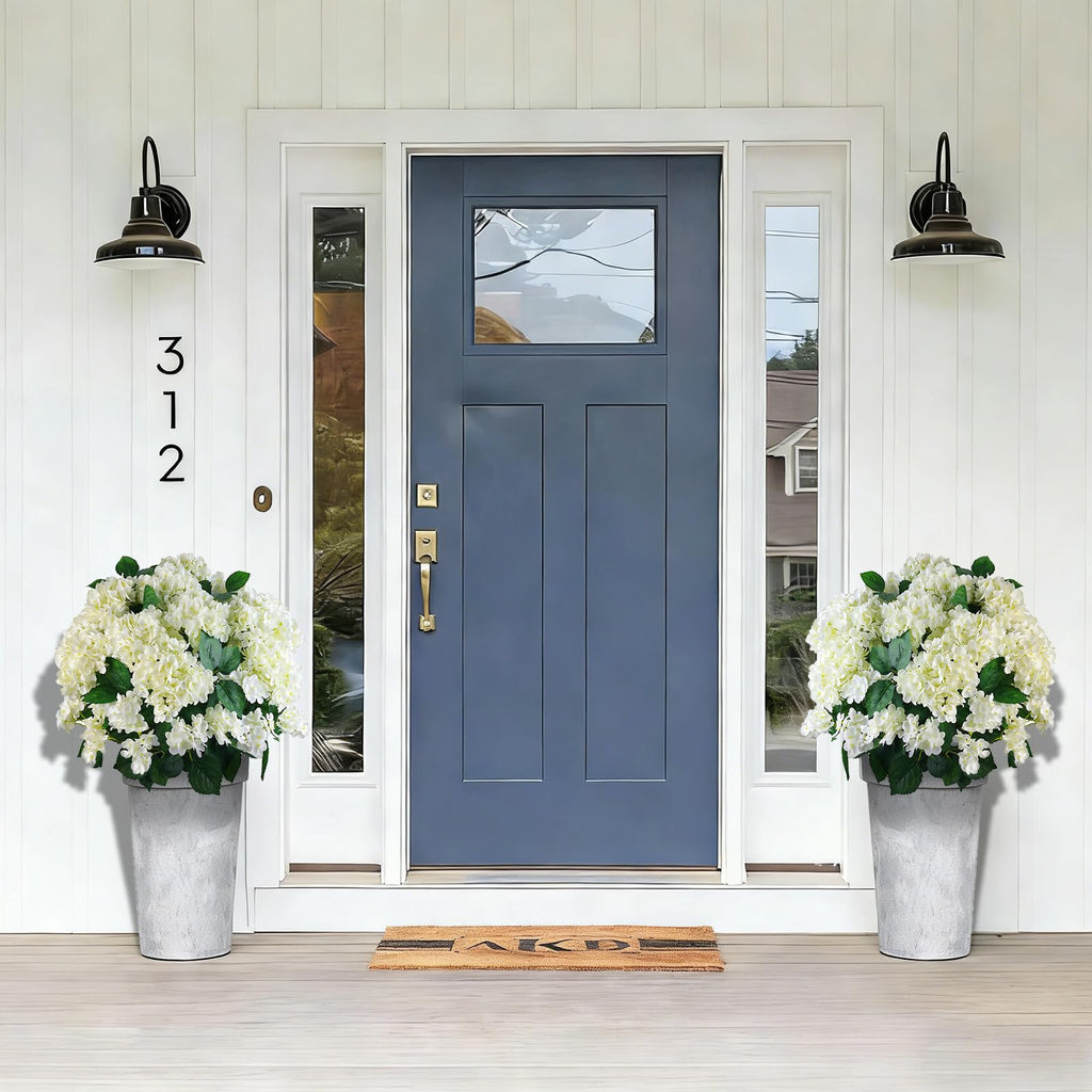 ğŸ”¥Last Day 70% OFFğŸ”¥Artificial Outdoor Hydrangea Flowers - UV resistant, Waterproof, Windproof